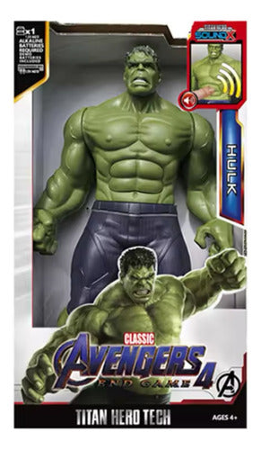 Muñeco De Acción Hulk Con Luz Y Sonido 0