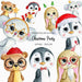 Kits Imprimibles Burbujitas: Cliparts Png Animales En Navidadl Bb4 Kit Imprimible 1