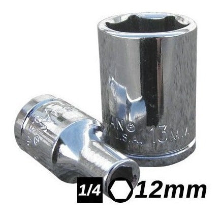 Crossmaster Hexagonal Socket 1/4" 12mm 0