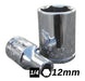 Crossmaster Hexagonal Socket 1/4" 12mm 0