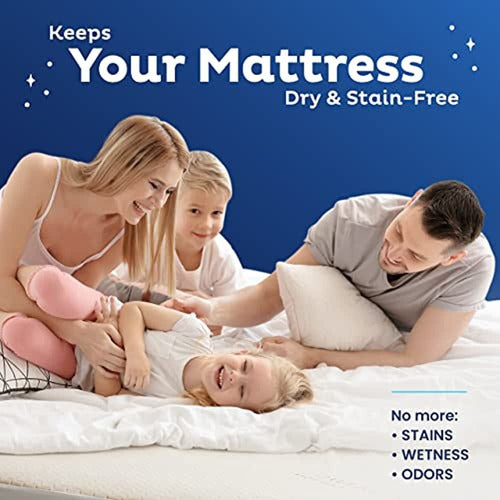 Snuggle-Pedic Kool-Flow Organic Cotton Waterproof Mattress Protector 3