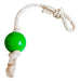 Mercadoflash Dog Toy Ball with Rope and Solid Rubber Chew Toy 2