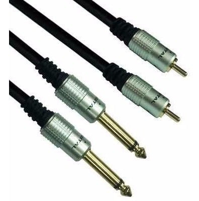 Audio Cable 2 Plug to 2 RCA Puresonic - Todovisión 1