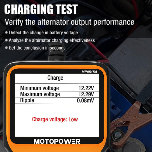 Mp0515a Herramienta Prueba Alternador Probador Batería 12v 4