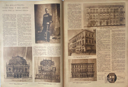 El Día Dominical N° 289 El Arquitecto Juan Tosi Obras 1938 2