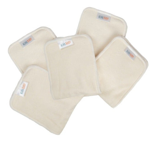 AlvaBaby Combined Eco-Friendly Diaper Insert 4 Layers X 5 - EcoYo 0