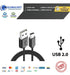 1-Meter USB 2.0 Type-C to USB Cable - Durable and Reliable - Black 3