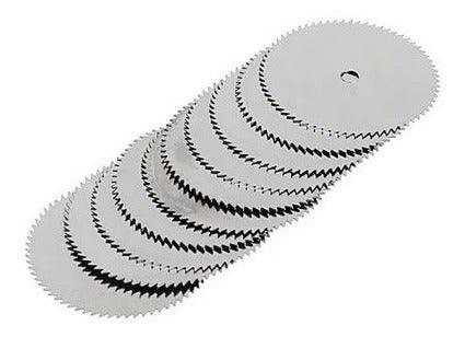 Generic Circular Cutting Discs - Steel Dental Acrylic Plates X10 0