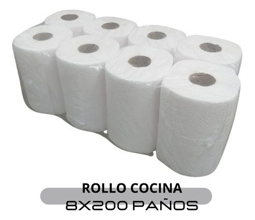 Premium Triple Ply Toilet Paper x10 + Kitchen Roll x8u 200 Sheets 3