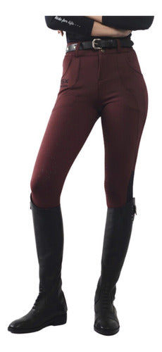 OSX QG Women's Riding Breeches with Fullgrip and Lycra Cuffs 21