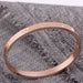 Women's Heart Shaped Stone Bracelet in Rose Gold 5