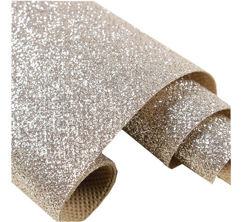 Dhhouse Self Adhesive Champagne Glitter Wallpaper, Peel And 0