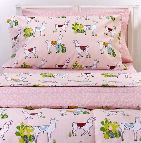 Children's Bed Sheets 1.5 Twin Danubio Percal 74