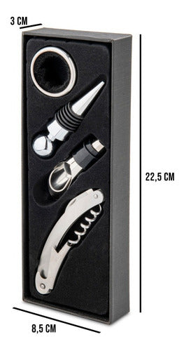 HOMETOUCH Wine Accessories Set Corkscrew Gifts 1