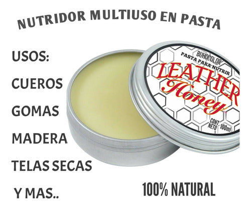 Leather Honey Pure Hydrating Nourishing Paste - 100ml + Applicator 0