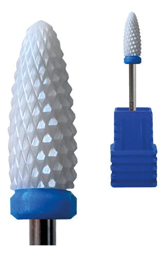 M.C. Ceramic Nail Drill Bit for Universal Lathe 0