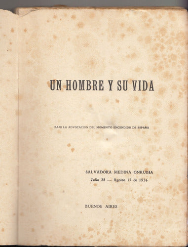 1936 Feministas Salvadora Medina Onrubia Dedicado Un Hombre 2