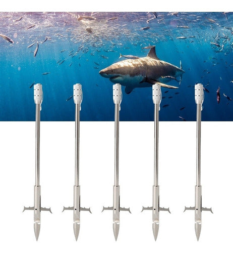 Aço Inoxidável Arco Pesca Pontas De Flecha Estilingue 5pcs 0