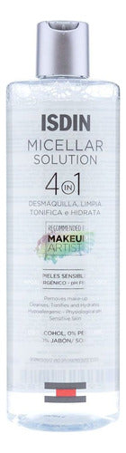 Isdin Micellar Solution 4 in 1 Makeup Remover Facial Cleanser Toner Moisturizer 0