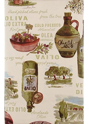 Aceitunas Frescas De La Granja Y Aceite De Oliva Mantel Post 0