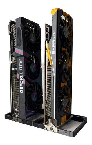 8 Suportes Externo Modular Placa Video Vga Gpu Mineração Rig 4