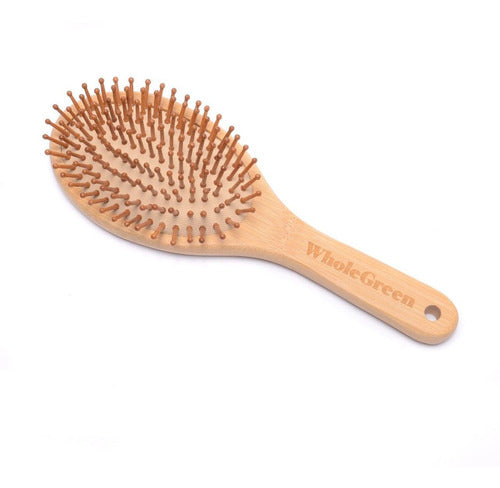 Whole Green Bamboo Hair Brush 0