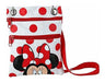 Bolso Bandolera Pasaporte Minnie Mouse Lunares Disney, 8 Pul 0