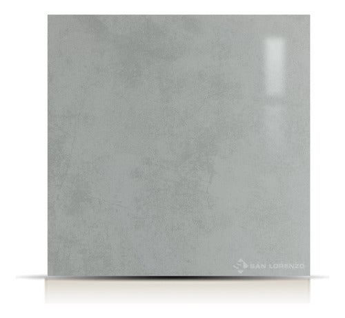 San Lorenzo Porcelanato 57.7x57.7 Moods Gris Pulido Rec 0