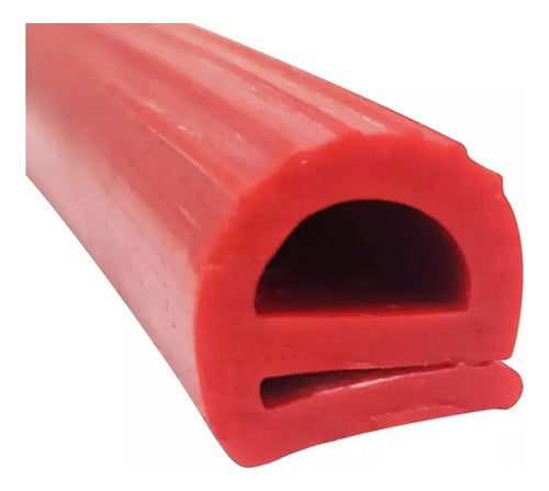 Borracha Perfil Silicone Estufas Industriais 16mmx16mm 6 Mts 1