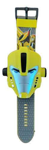 Do Games Transformer Yellow Watch Toy Projector 0