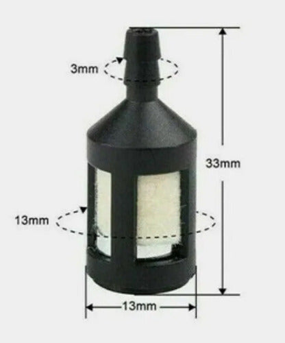 Kit  Reparación Carburador Desmalezadora Black Decker Gst43 1