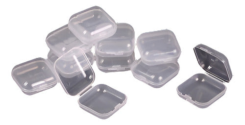 Mini 10pcs Transparent Plastic Box for Taps 0