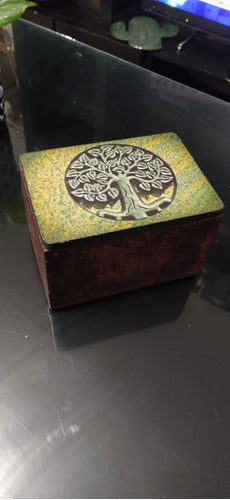 Cofre Artesanal Ecológico para Tarot - Caja De Madera Para Tarot 3