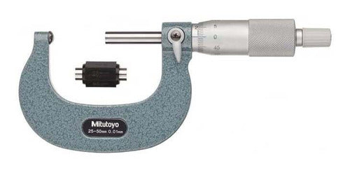 External Micrometer for Spherical End Tubes 25-50mm 0