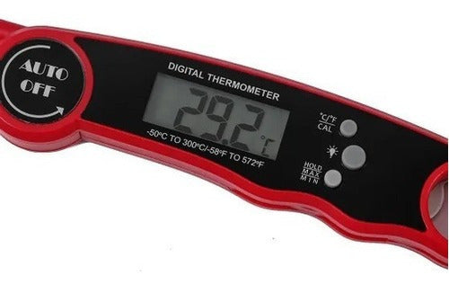 Digital Cooking Thermometer Waterproof Folding -50 to 300° 4