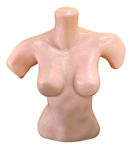 Maniquí Medio Torso De Plastico Dama Mujer 0