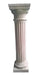 Columna Dorica 0,80cm Cemento Blanco Y Cemento Gris 0