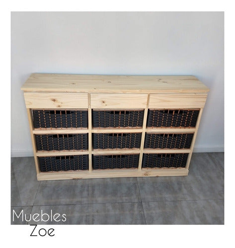 Multipurpose Organizer Chest of Drawers Rack Console Table 1