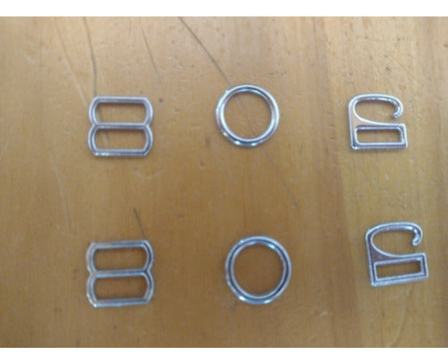 Sliding Rings and Loops of 8mm - Set of 100 Units 1