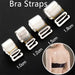 Set of 3 Transparent Silicone Bra Straps 1