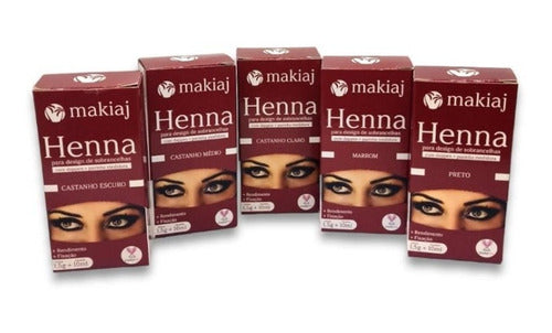 Makiaj Henna Eyebrow Tinting Powder - Various Shades 4