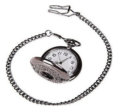 ShoppeWatch Fob De Reloj De Bolsillo Con Cadena Cuarzo Steampunk Cosplay 3