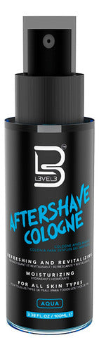 Level 3 Aftershave Cologne Post Shave Aqua 100ml 0