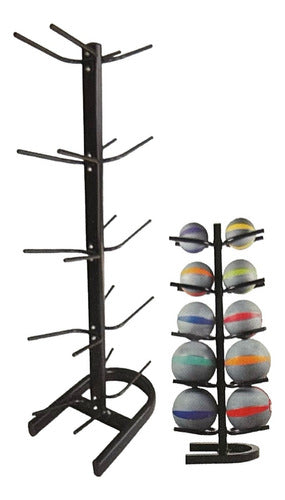 Sportex Soporte Rack Para Pelotas Medicinales Musculación 0