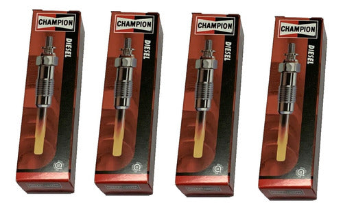 Champion Kit 4 Pre-Heating Plugs Toyota Rav 4 2.0TD 3