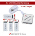 4 X 3.7V 900mAh Li-Po Battery with JST Plug + 1V4 Charger Kit 4