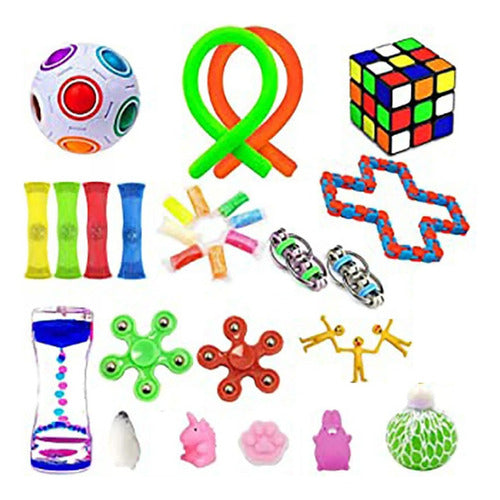 MEM-TEC Combo Fidget Toys Souvenir Pack Antiestrés X8 Juguetes 6