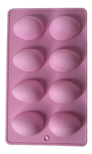 Silicone Easter Egg Mold X 8 4.4 cm / LauAcu 3