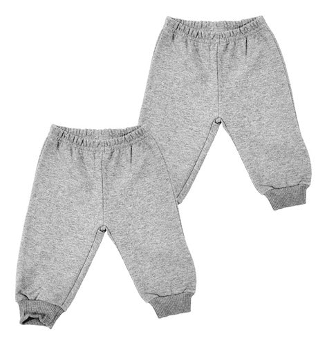 Pack of 2 Baby Fleece Jogging Pants Cotton Combo for Kids 13