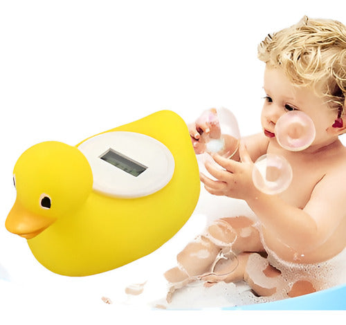 Lcd Flotante Pato Baño Digital Termómetro Agua Sensor Baño S 0